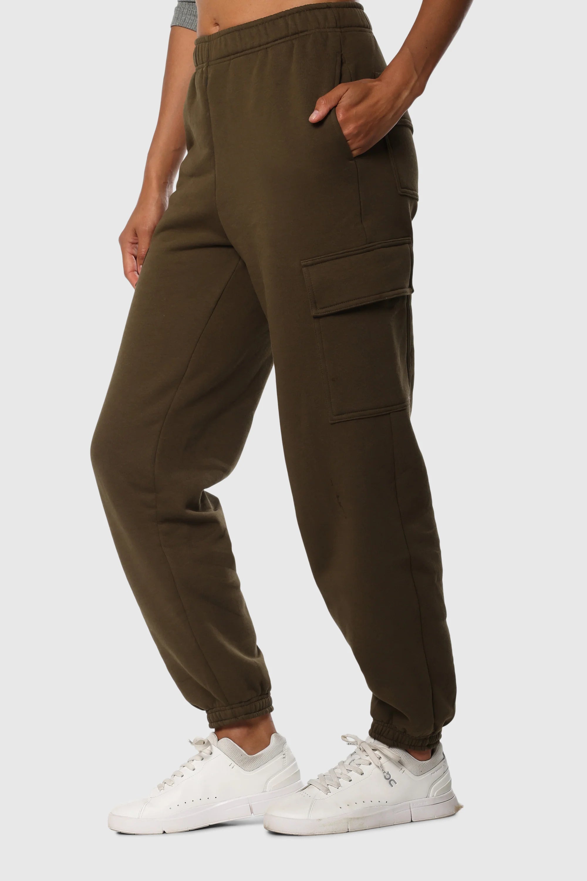 Men's Cargo Sweatpants with Pockets - Athletic Jogger Pants for Gym, Running & Casual Wear - Grey Workout Pants for Men