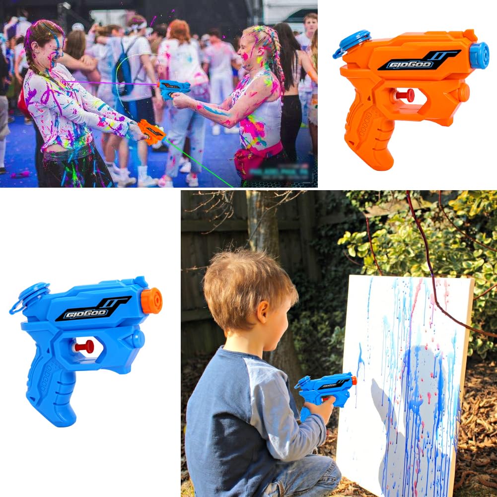 Best Water Gun for Kids - 2 Pack Super Soaker Squirt Guns for Summer Fun, Pool, Beach & Outdoor Water Fights - Durable Water Shooter Toys for Boys, Girls & Adults - Perfect for Backyard Parties, Camping & Summer Activities