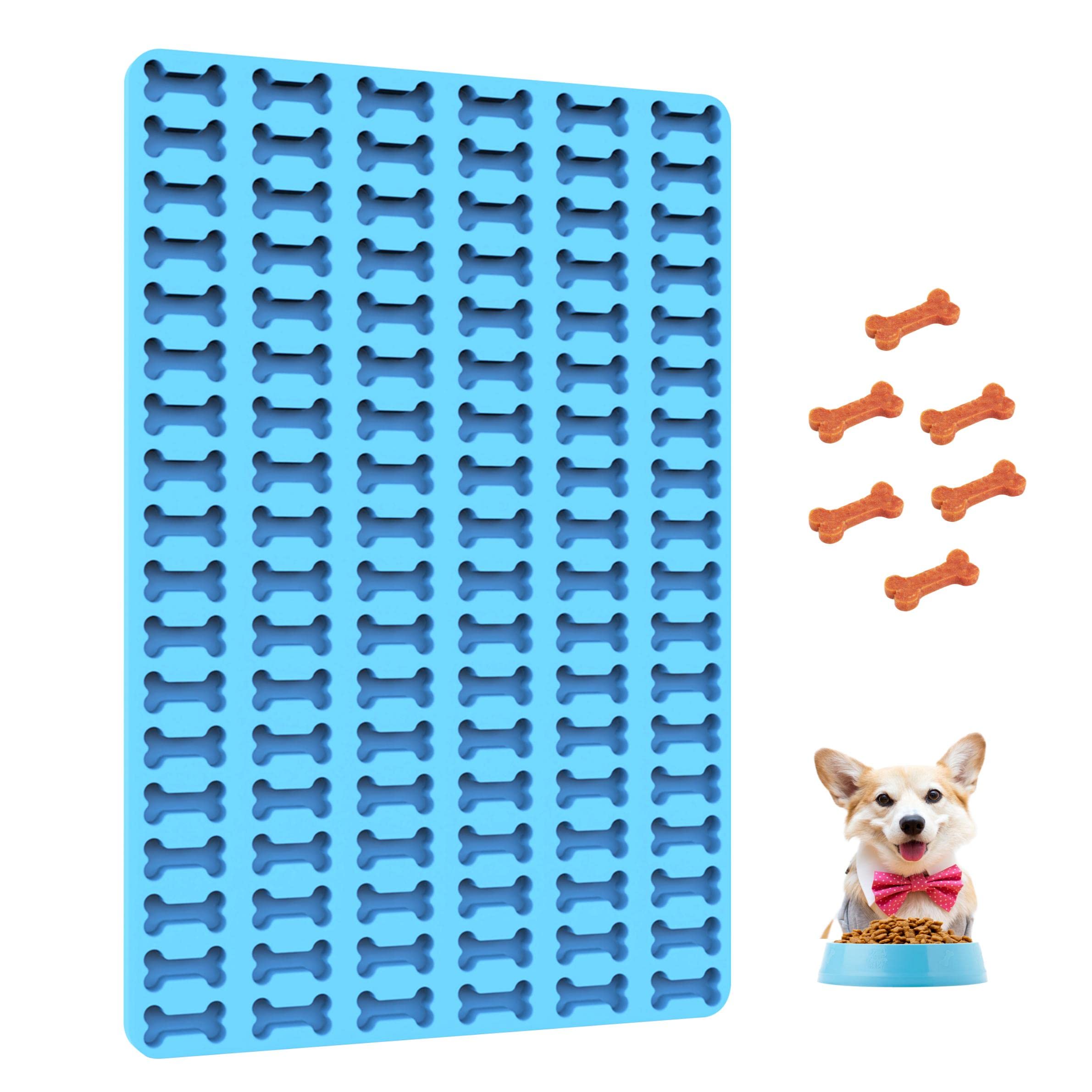 Mini Dog Bone Silicone Treat Maker - 1-Piece Biscuit Mold with Scraper for Homemade Dog Treats | Perfect for Baking, Training Rewards & Dog Birthday Parties