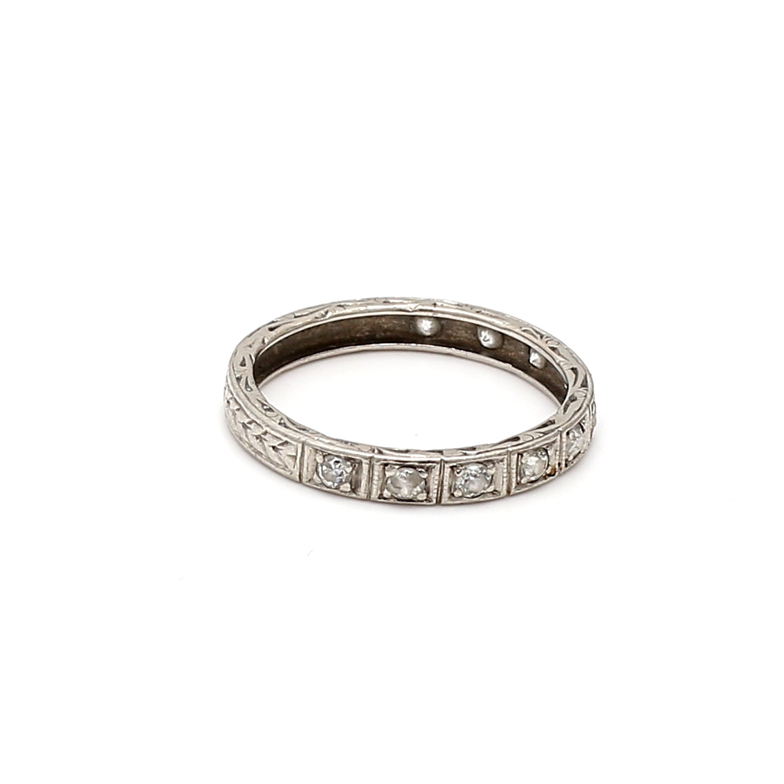 0.30 Carat Old European Cut I VS1 Diamond Platinum Band Ring - Vintage Engagement Wedding Ring for Women, Perfect for Proposals, Anniversaries & Special Occasions