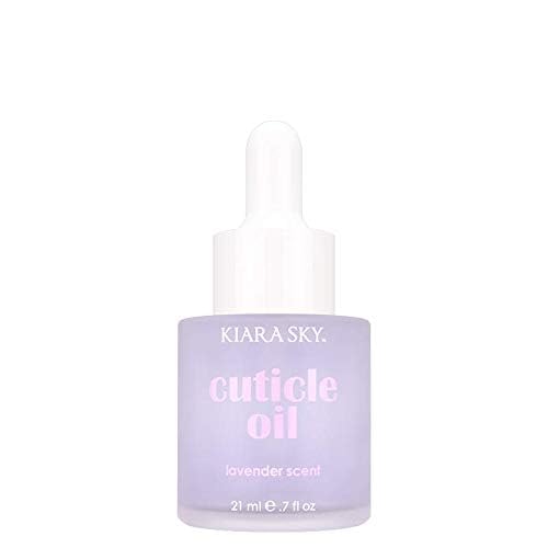 KIARA SKY Hydrating Nail and Cuticle Oil for Weak & Damaged Nails - 7 fl oz Lavender Scented Nail Strengthener & Growth Treatment - Ultra Nourishing Repair Formula with Vitamin E - Perfect for At-Home Manicures & Nail Care Routines