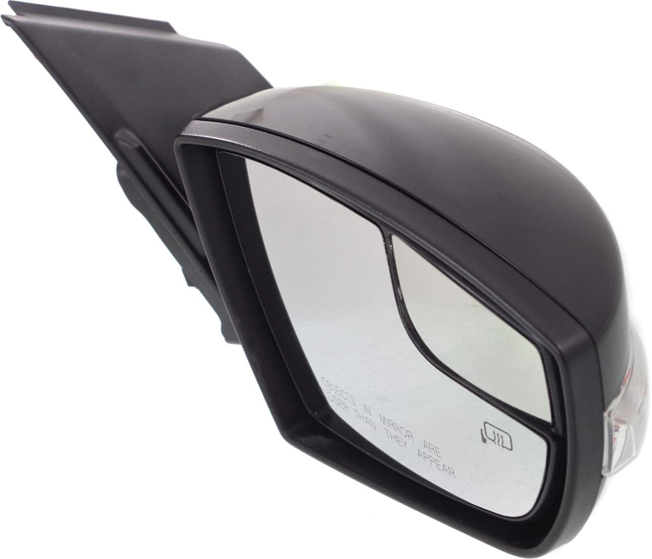 2013-2016 Ford Escape Passenger Side Heated Power Glass Mirror with Signal Light - Garage-Pro Replacement for Enhanced Safety & Comfort - Perfect for Winter Driving and Nighttime Visibility