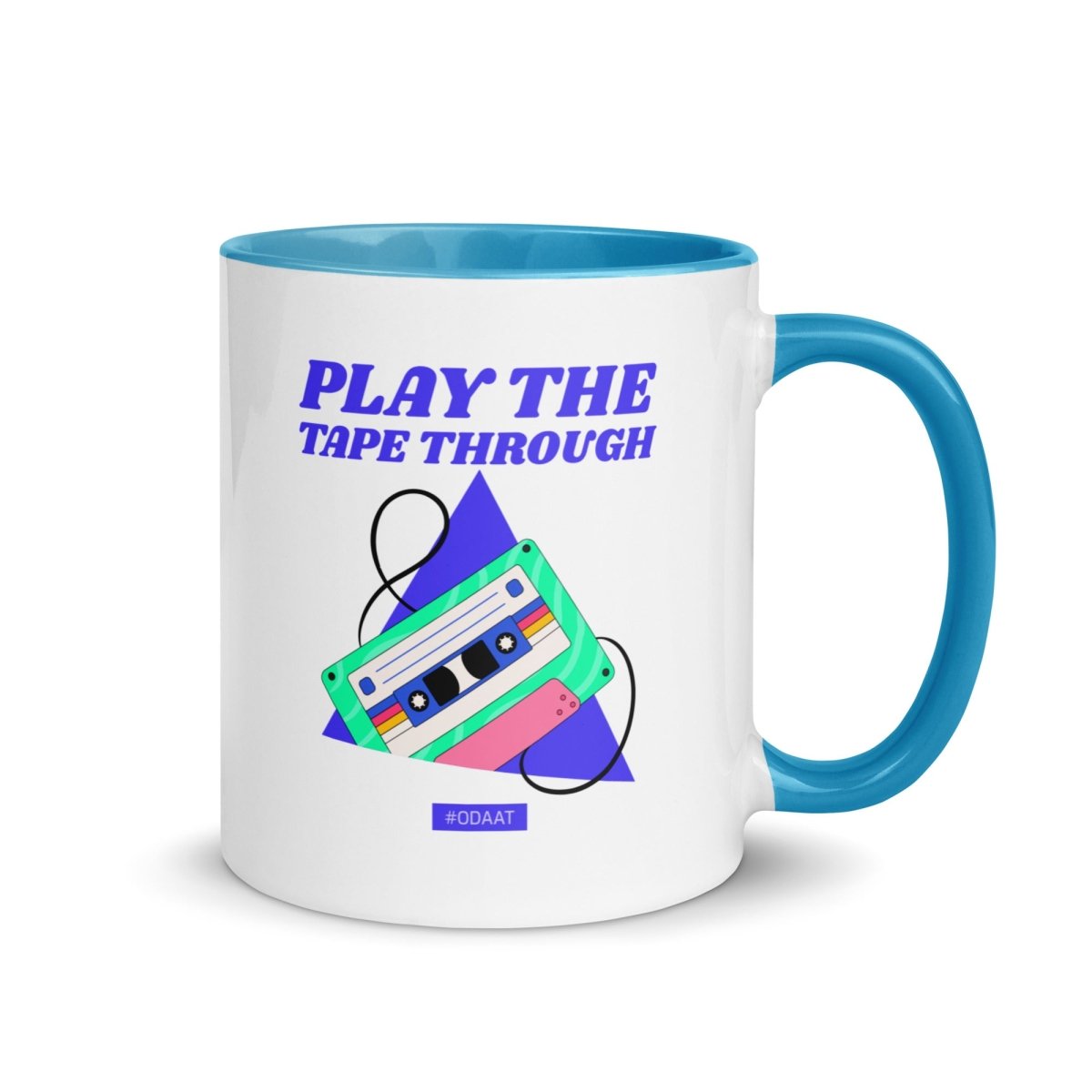 Vintage Retro Reflections ODAAT Cassette Mug - Unique Coffee Cup for Music Lovers, Perfect Gift for 80s Nostalgia - Enjoy Your Morning Coffee or Tea in Style