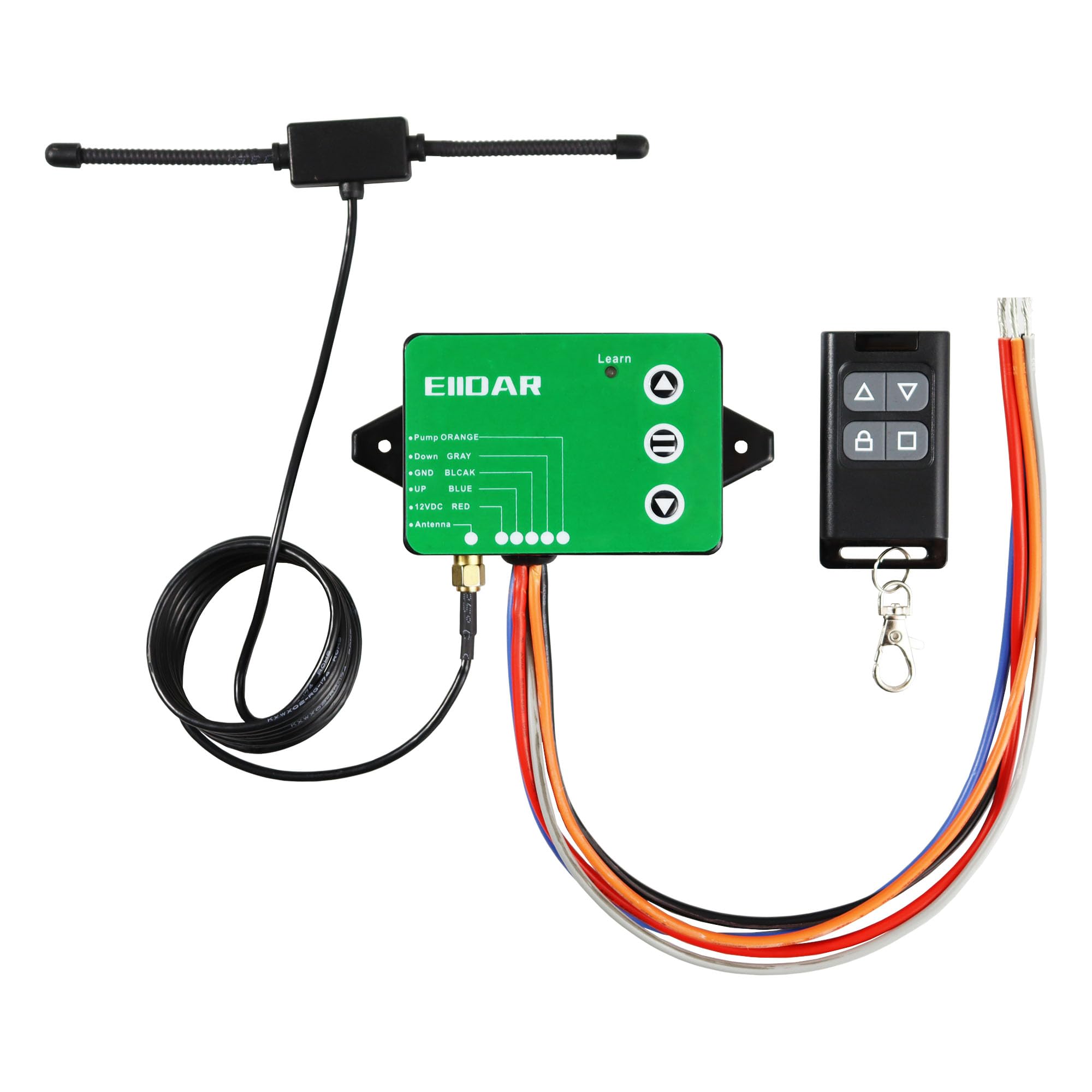 Wireless Dump Trailer Remote Control for 3-Wire & 4-Wire Hydraulic Systems - Heavy Duty Waterproof Truck Accessory for Construction & Farming Use