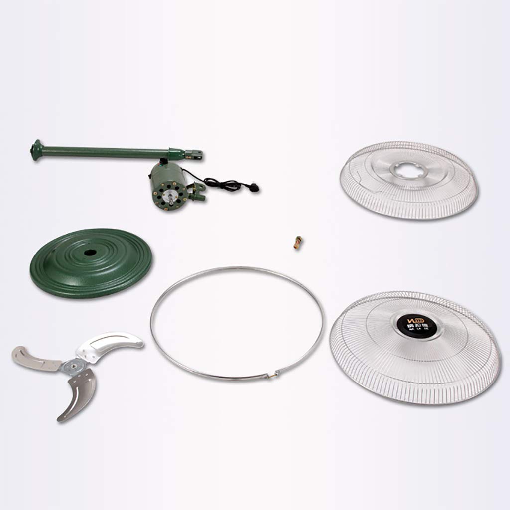 3-Speed Oscillating Pedestal Fan with Adjustable Height & Pure Copper Motor - Powerful Cooling for Home, Office, Shop & Factory - Ideal for Summer, Workplaces & Large Spaces