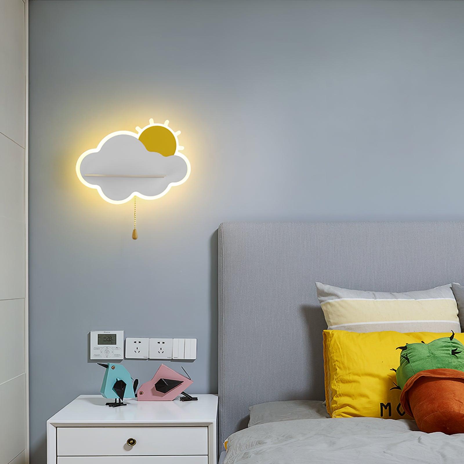 Cloud-Shaped Night Light for Kids - Soft LED Nursery Wall Lamp for Bedroom, Perfect for Baby Room Decor & Nighttime Comfort