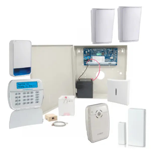 Wireless Alarm System Kit by DSC Neo - Home Security & Smart Automation for Houses, Apartments & Offices