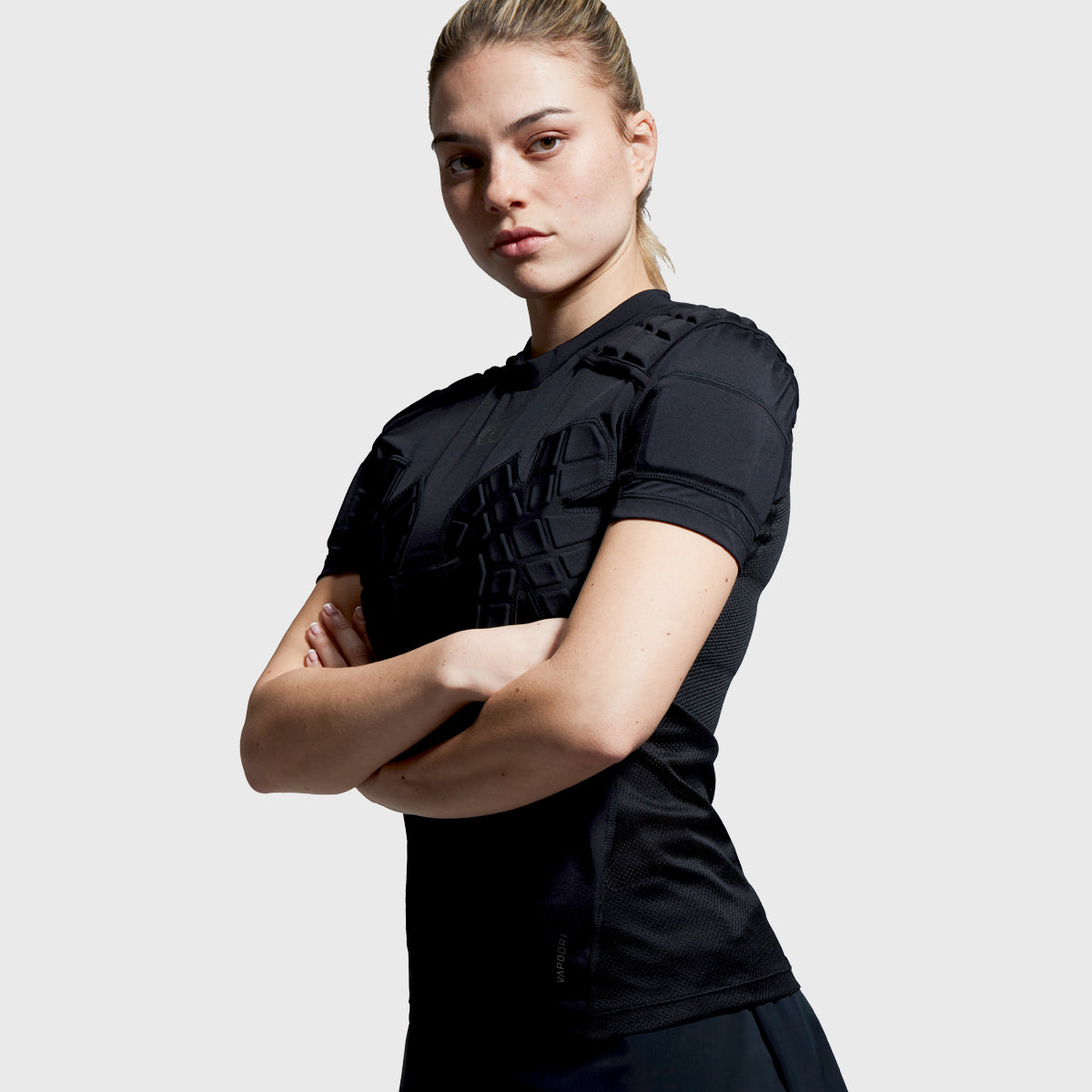 Canterbury Women's Pro Rugby Protection Vest - Black | Breathable Impact Protection for Rugby Players | Perfect for Training & Matches