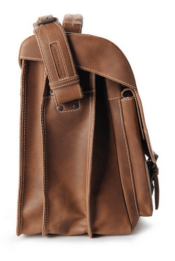 Aunts & Uncles Hunter Big Finn XL Business Bag - Premium Leather Laptop Briefcase for Men & Women - Perfect for Office, Travel & Professional Meetings