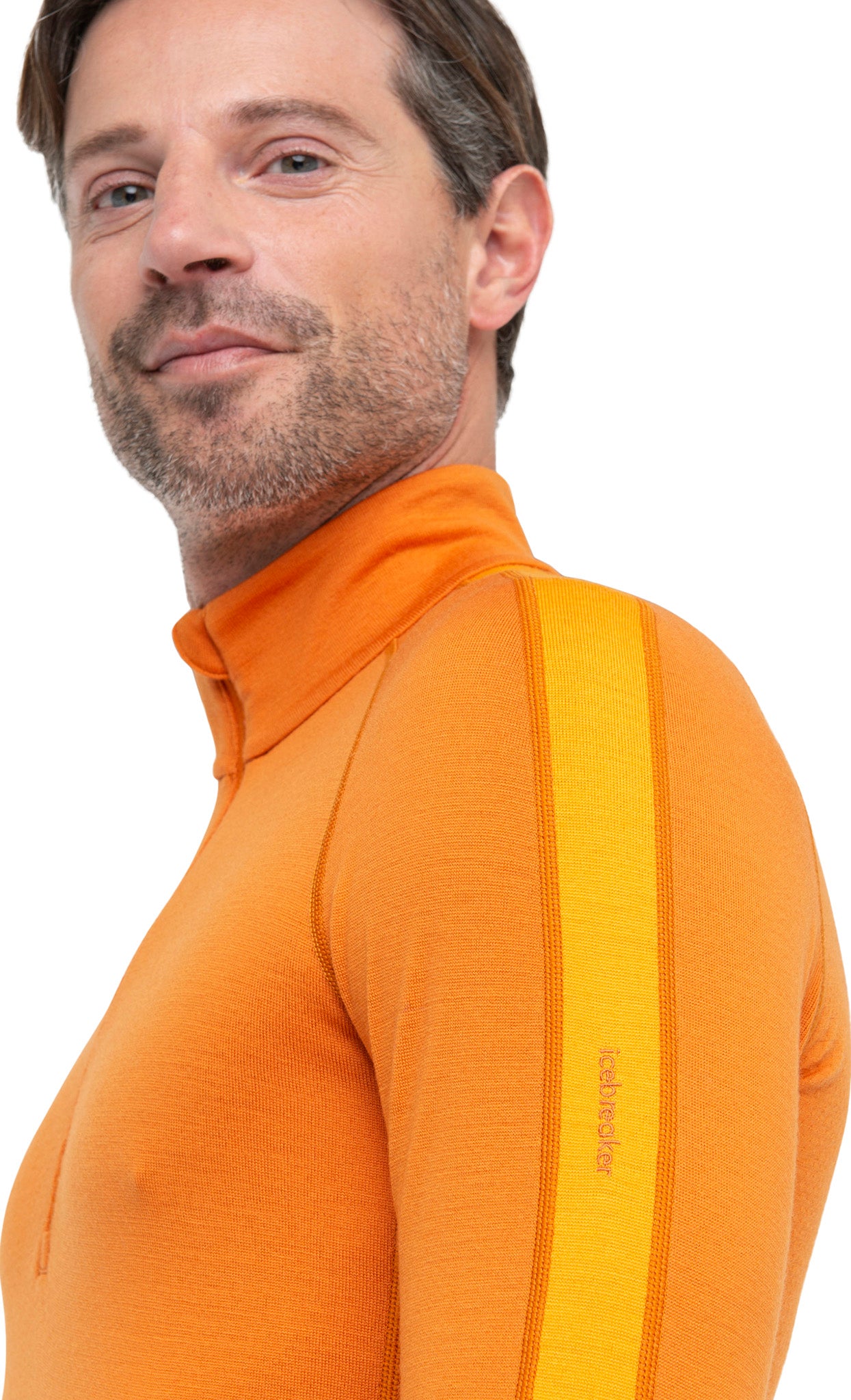 260 ZoneKnit Merino Wool Long Sleeve Half Zip Thermal Base Layer Top for Men - Warm Winter Outdoor Hiking & Skiing Performance Shirt
