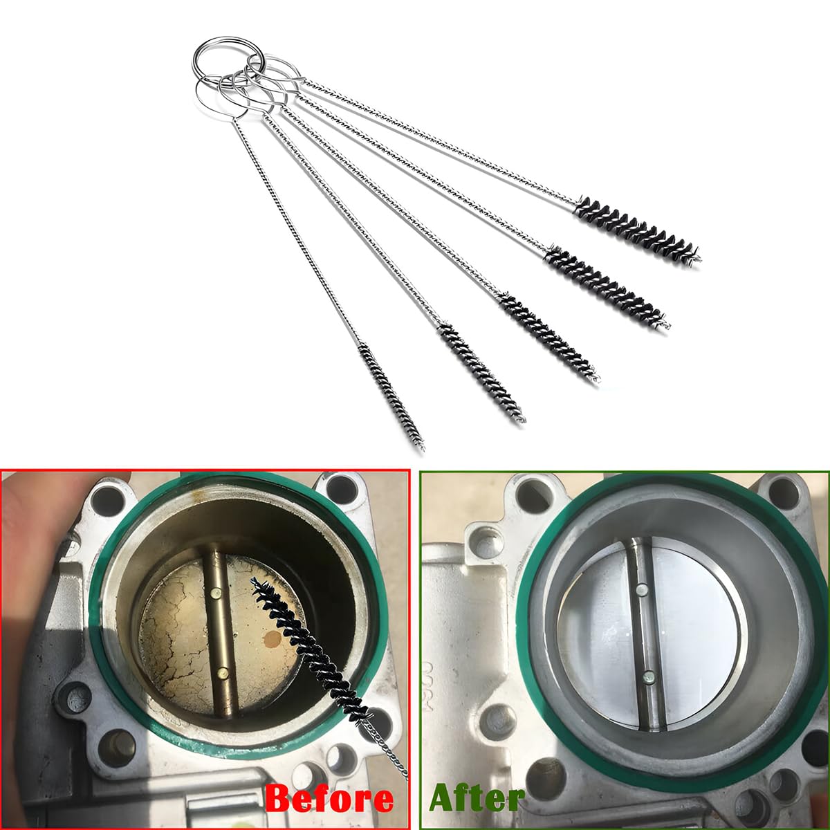 BELOMI Carburetor Cleaning Tool Kit - 12 Cleaning Wires, 10 Needles, 5 Nylon Brushes & Sharp Pick - Carburetor Jet Cleaner, Torch Tip Cleaner & Carbon Dirt Remover - Essential Repair Tools for Motorcycle, ATV, Lawn Mower & Small Engine Maintenance