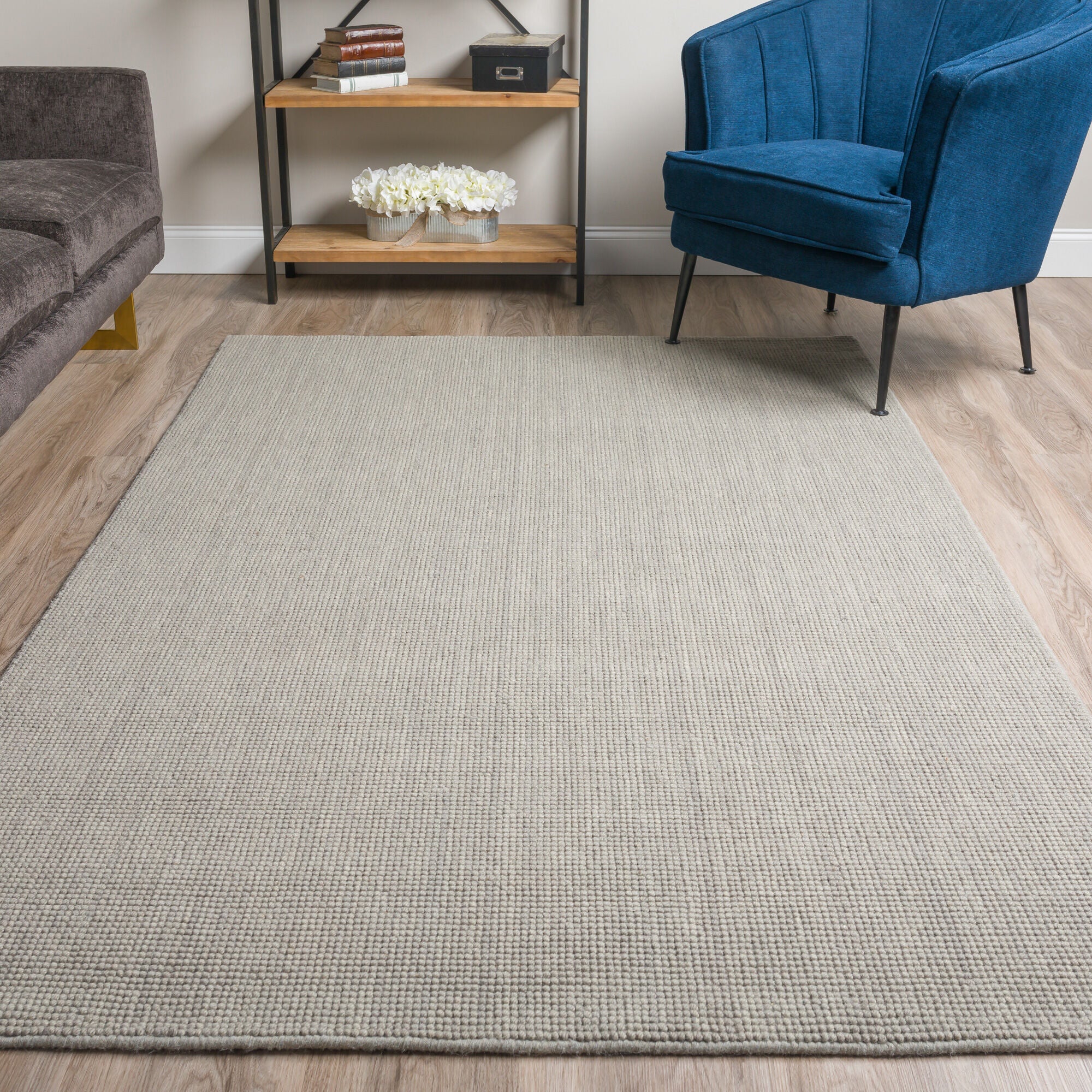 Monaco Sisal Navy Rug - Natural Fiber Area Rug for Living Room, Bedroom & Dining - Durable & Stylish Home Decor