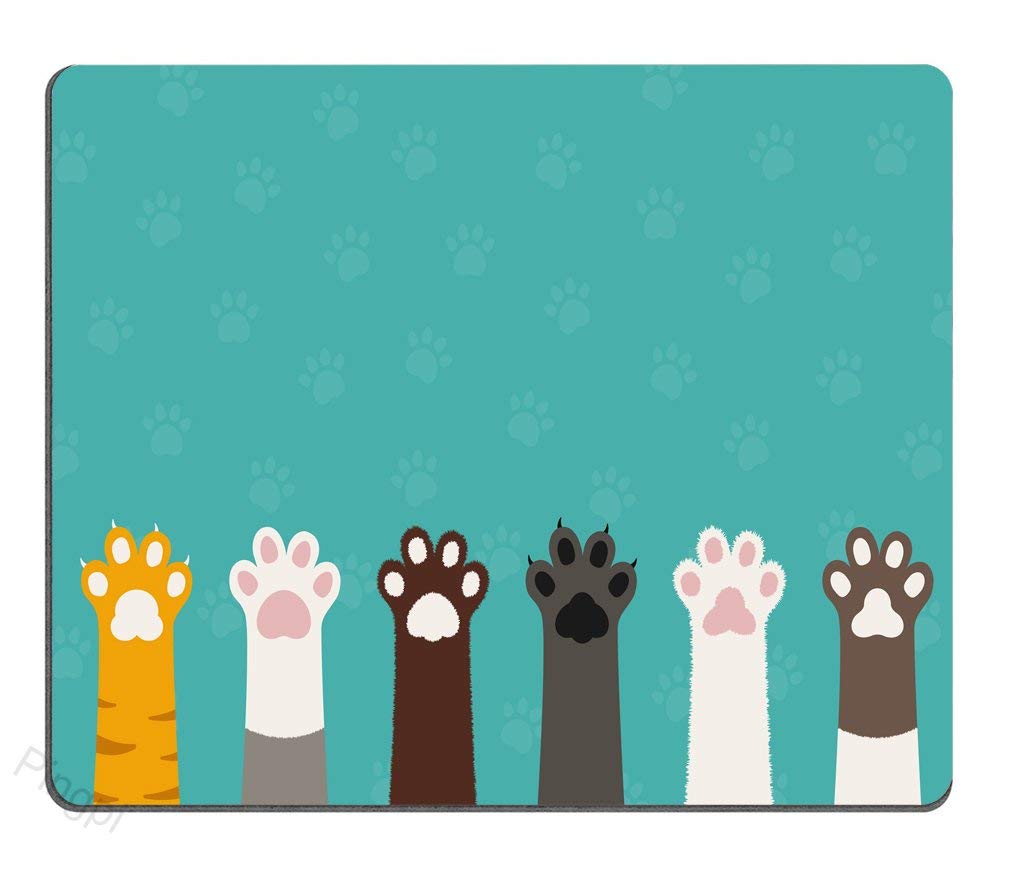 Custom Cat Paws Gaming Mouse Pad - Extra Large Non-Slip Rubber Base Extended Rectangle Mousepad for PC, Laptop, Office & Esports Gaming