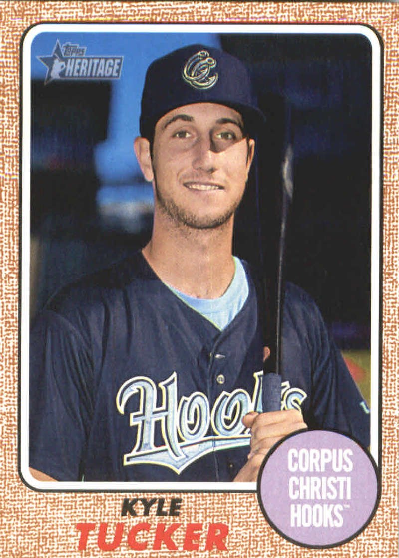 2017 Topps Heritage Minor League #130 Kyle Tucker Corpus Christi Hooks Baseball Card - Collectible Sports Memorabilia for Fans and Card Enthusiasts - Perfect for Trading, Displaying, and Preserving Baseball History