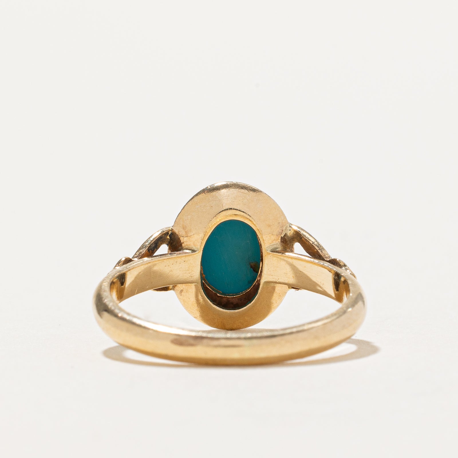 Turquoise Bezel Set Ring - 0.75ct Genuine Stone - Size 4.75 - Handmade Sterling Silver Jewelry - Perfect for Boho Fashion & Gift Giving