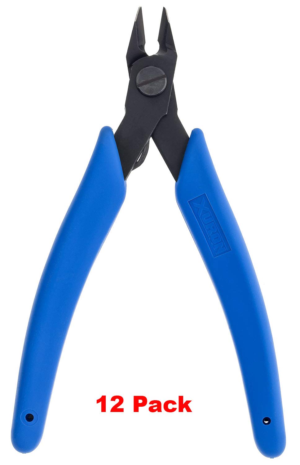 Tapered Head Micro-Shear® Flush Cutters (12 Pack) - Precision Wire Cutters for Electronics, Jewelry Making, and DIY Crafts