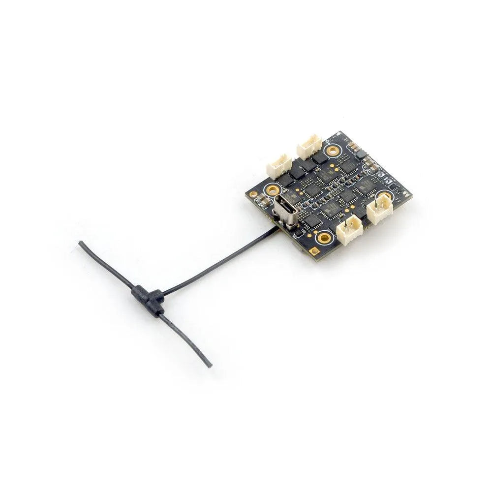 HappyModel ELRS X1 AIO 4-in-1 Flight Controller with Built-in SPI 2.4G ELRS & 12A ESC - Perfect for Toothpick Drones, FPV Racing, and DIY Drone Builds
