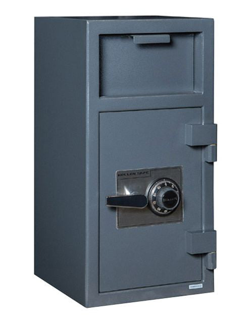 Hollon FD 4020 High Security Depository Safe - Fireproof & Blemished - Perfect for Banks, Retail Stores & Cash Management (16.5