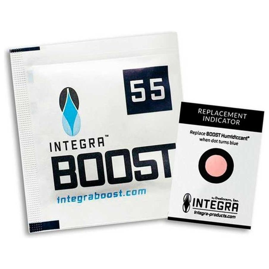 Integra Boost Control Humidity Pack - 8 Gram (55% RH) for Optimal Cannabis, Cigar & Herb Storage - Perfect for Humidors, Jars & Containers