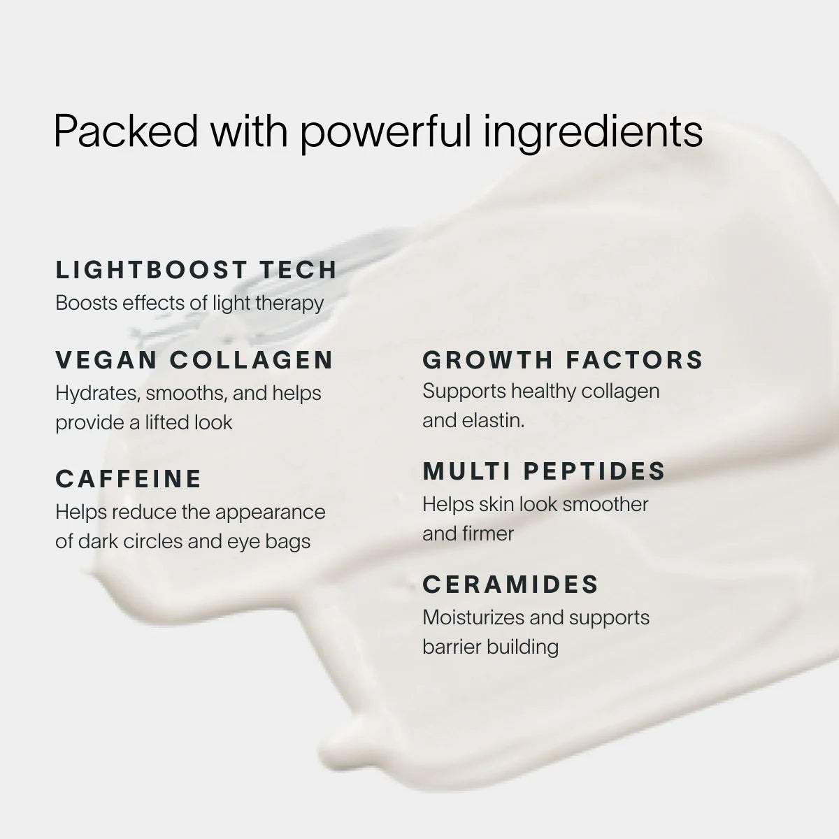 LightBoost Eye Cream for Dark Circles & Puffiness - Anti-Aging Under Eye Treatment with Hyaluronic Acid & Caffeine - Perfect for Nighttime Skincare Routine & Travel Essentials