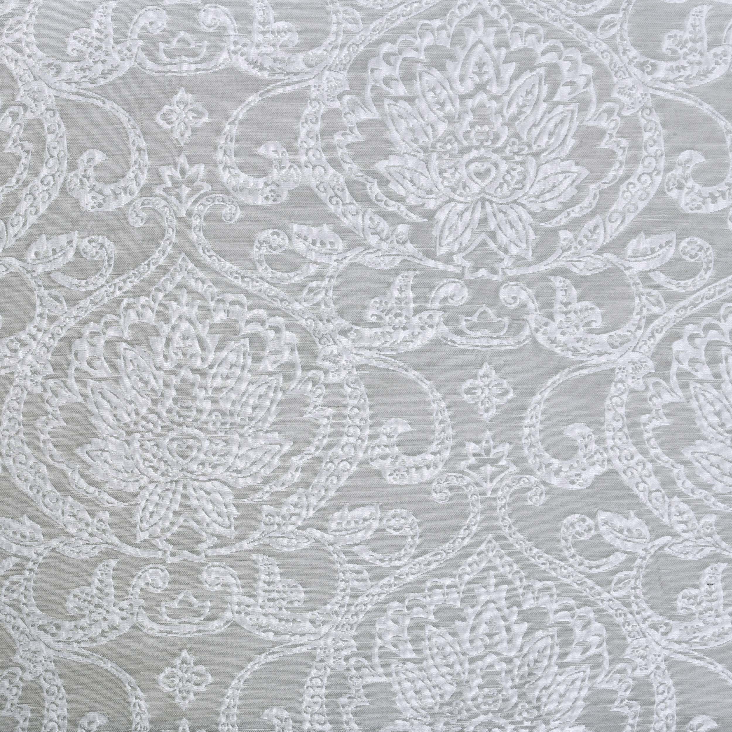 Lotus Jacquard Floral Damask Curtain Set - Elegant Window Treatments for Living Room, Bedroom & Dining Room - Blackout Drapes with Premium Fabric for Home Decor
