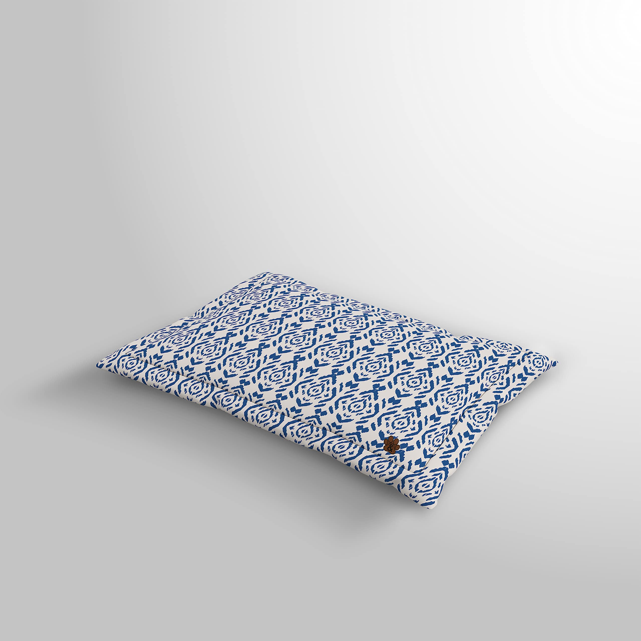 Premium Dog Mat for Large, Medium & Small Dogs & Cats - Non-Slip Bottom, Machine Washable Pet Bed Mattress (Pattern 15, Large) - Perfect for Living Room, Bedroom & Crate Comfort