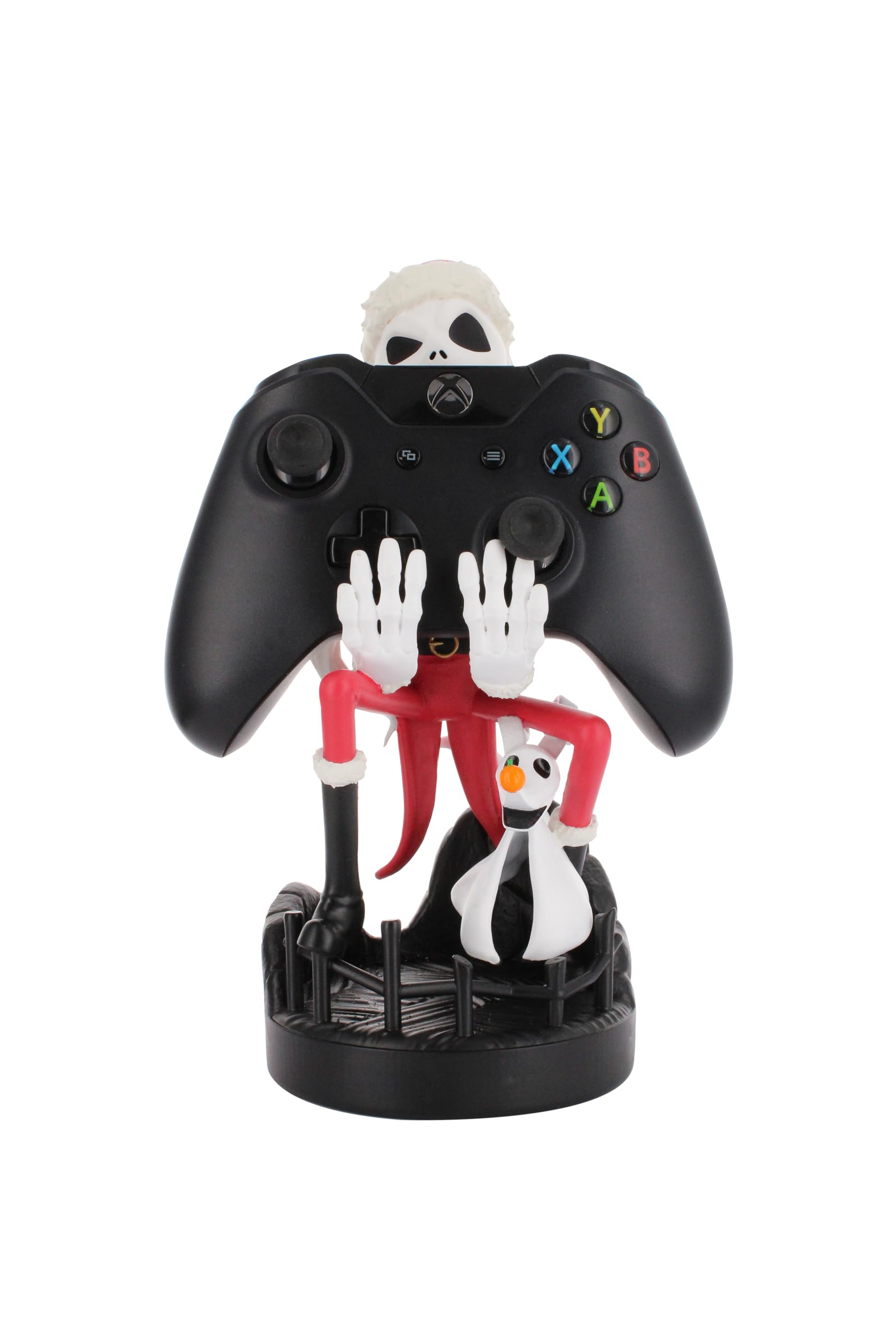 Premium Jack Skellington Gaming Cable Protector - Santa Claus Design for Headphones & USB Cables | Perfect for Gamers & Christmas Decor
