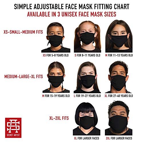 3-Pack Reusable Camo Cloth Face Masks - Washable, Breathable & Adjustable for XL/XXL Faces | Unisex, Reversible & Made in USA | Perfect for Outdoor Activities, Hunting, Hiking & Daily Protection