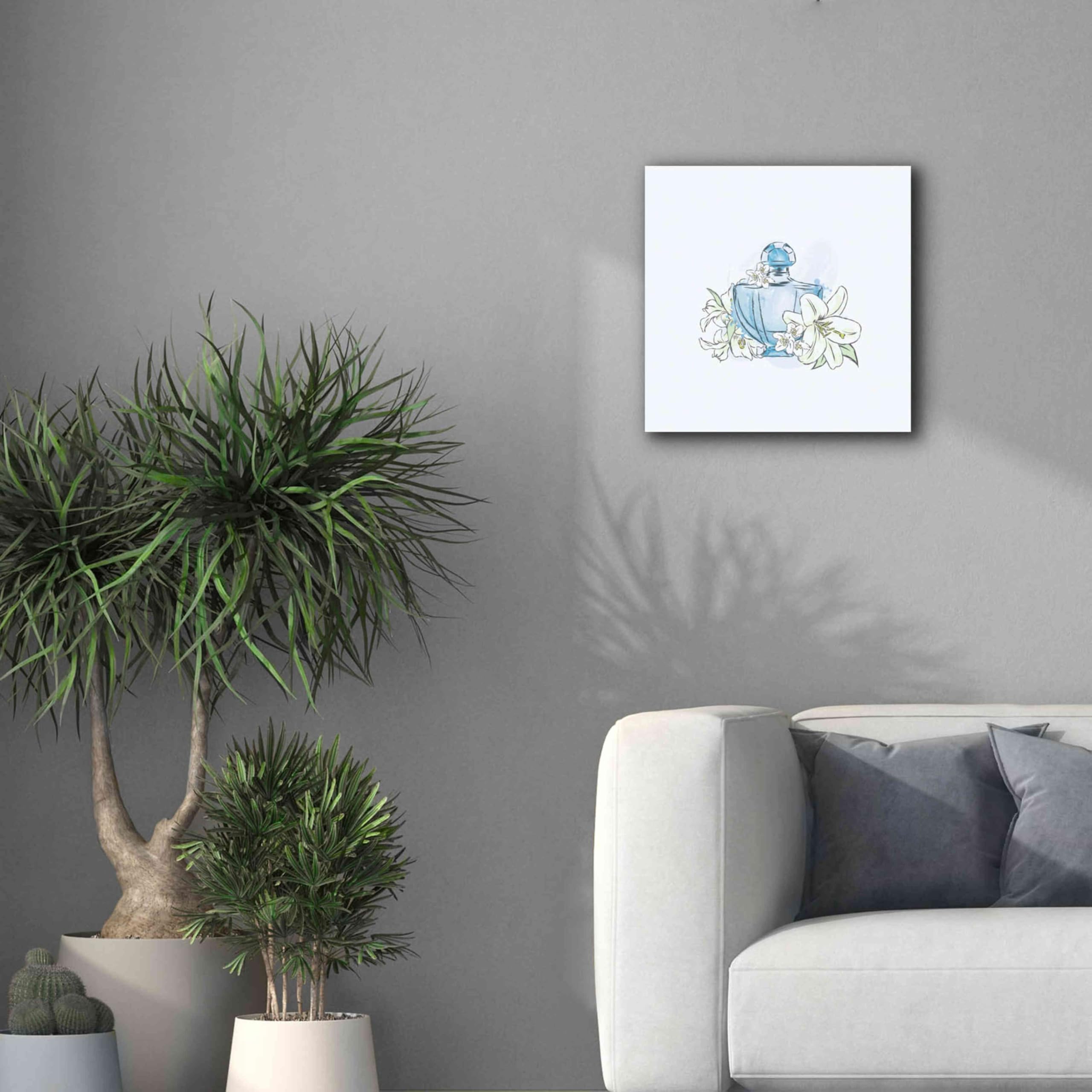 Incado 'Perfume II' Giclee Canvas Wall Art - 18x18 Inches Modern Graffiti Print for Living Room, Bedroom & Office Decor