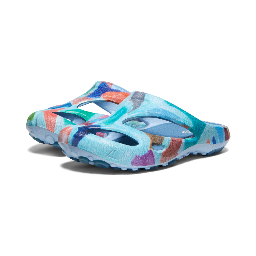Women's Shanti Arts Clog x ARTPARA FUKAGAWA | Comfortable Slip-On Sandals for Casual Wear, Beach & Home Use