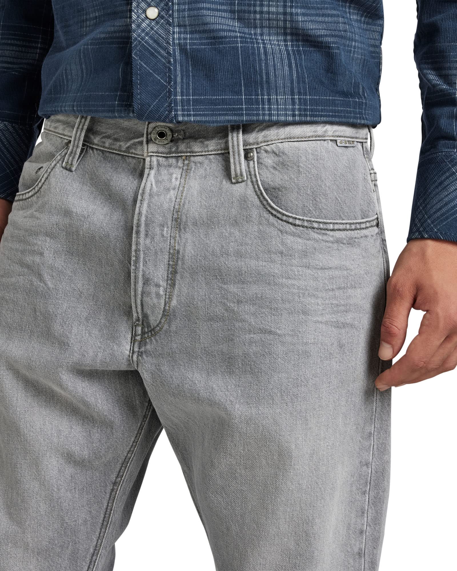 G-STAR Men's Triple A Straight Fit Jeans - Classic Denim Pants for Casual Wear & Everyday Style | Perfect for Office, Dating & Weekend Outfits