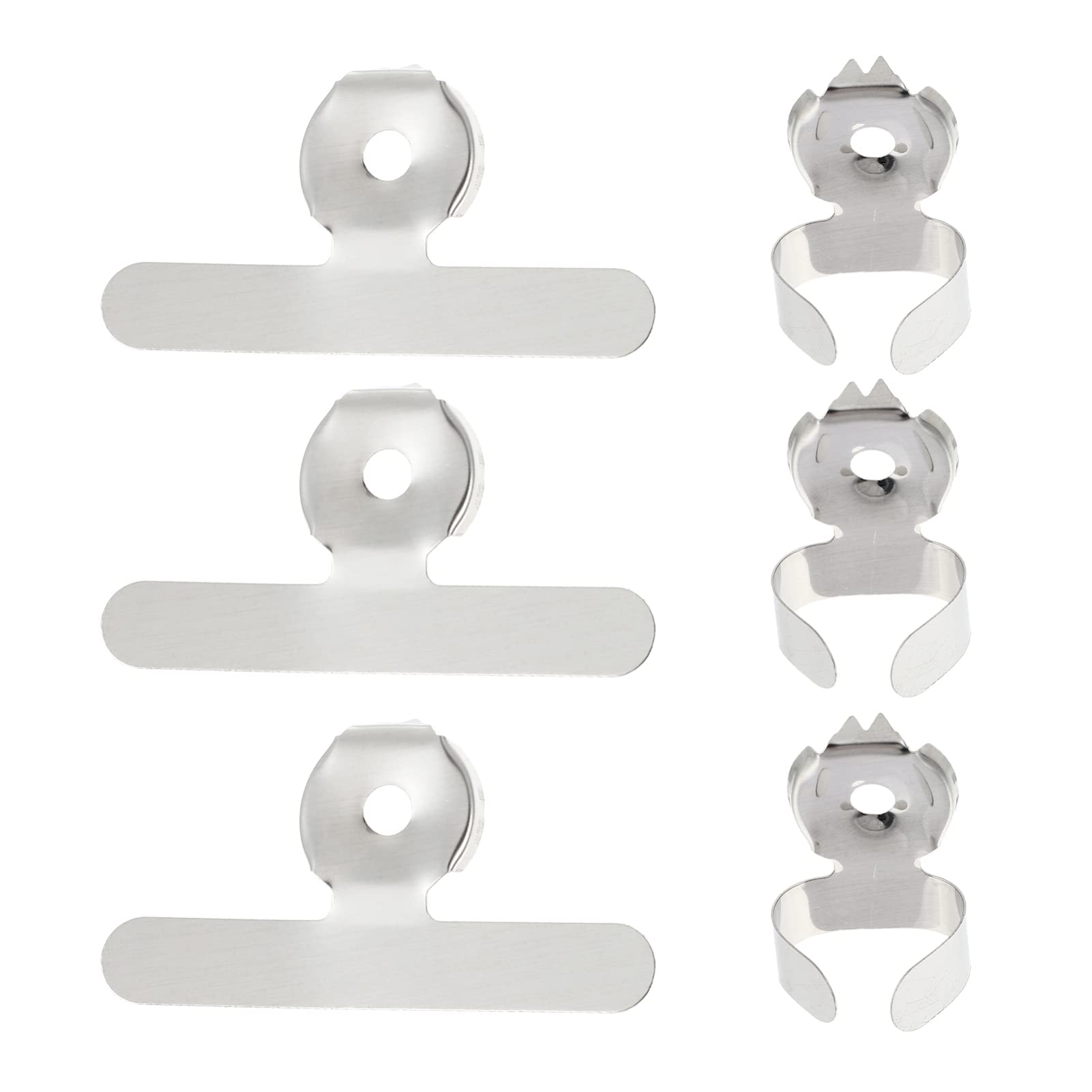 6-Piece Ginger Peeler Set - Stainless Steel Ginger & Garlic Peeler Tool for Kitchen - Easy to Peel Ginger, Garlic & Chinese Chestnuts - Perfect for Cooking, Baking & Meal Prep