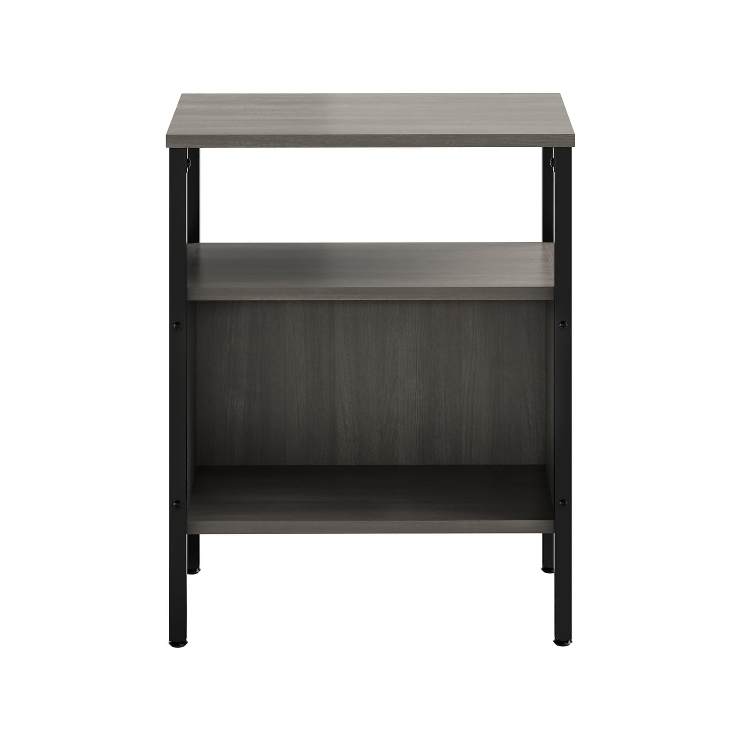 Safco Simple Storage Multi-Functional Wood Gray Storage Unit - Organizer Shelf for Home Office, Living Room & Bedroom - Perfect for Books, Decor & Supplies