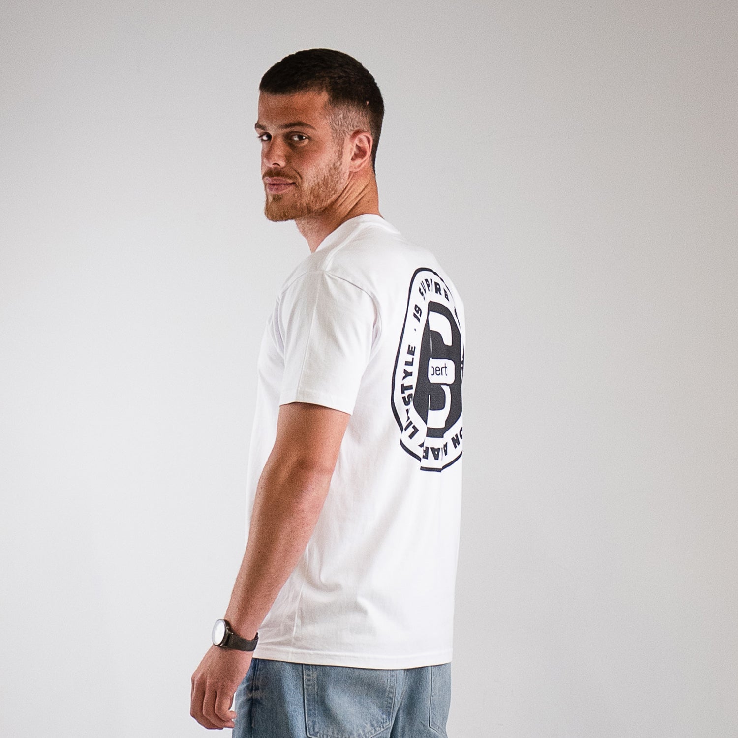 Premium White Circle T-Shirt for Men & Women | Soft Cotton Casual Tee for Everyday Wear, Street Style & Layering