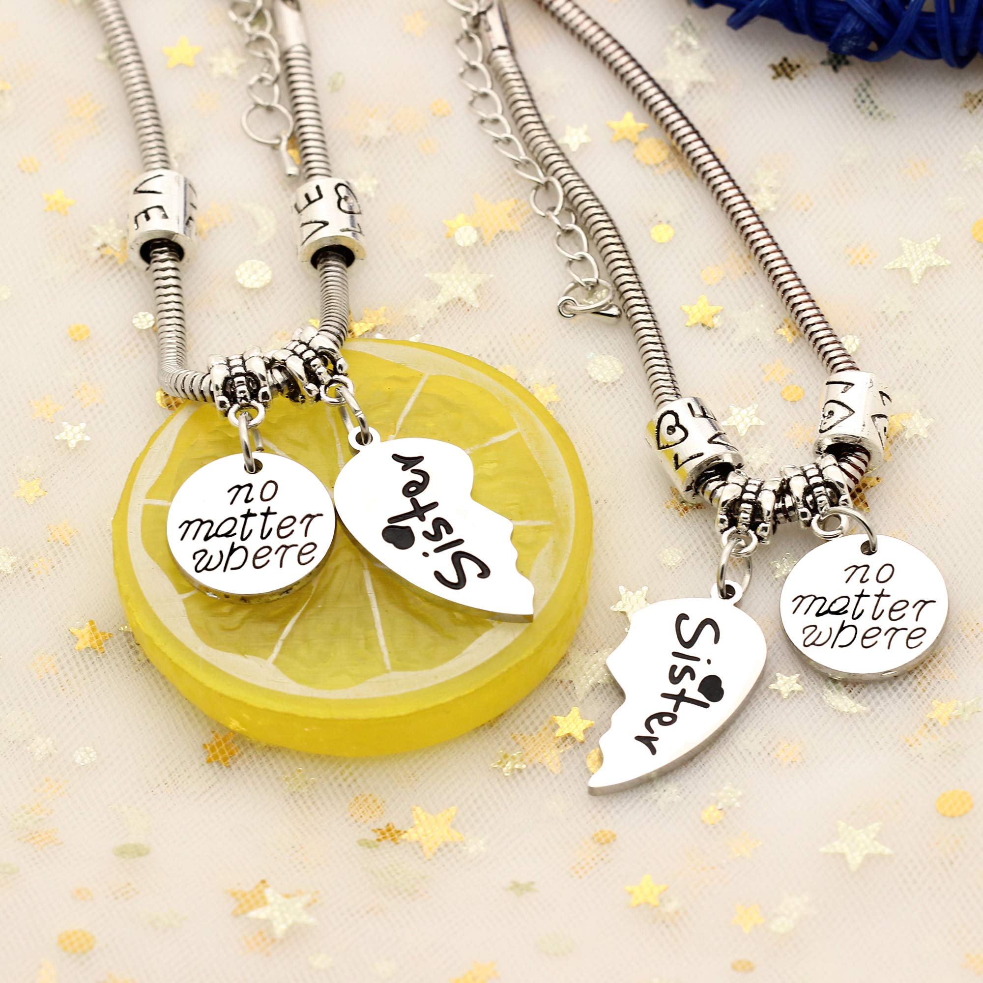 Bestie Sister Bangle Bracelet - Birthday & Anniversary Gift for Sisters - Perfect for Long Distance Love