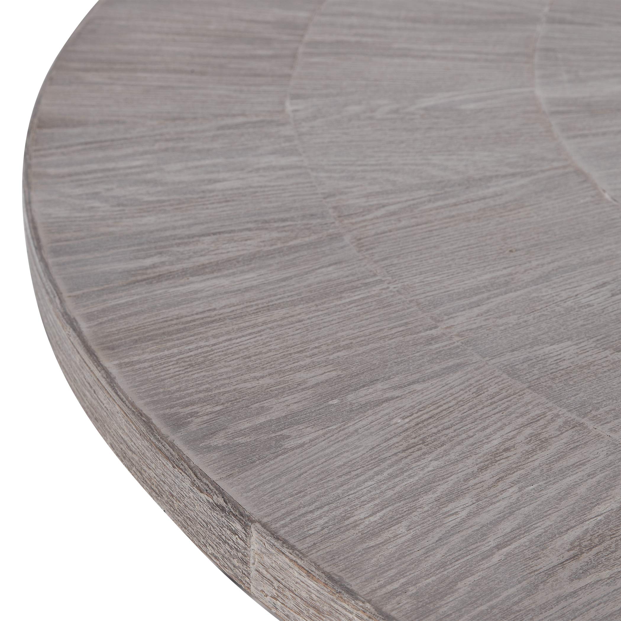 Gidran Gray Dining Table - Modern Solid Wood Table for Kitchen, Dining Room, and Small Spaces