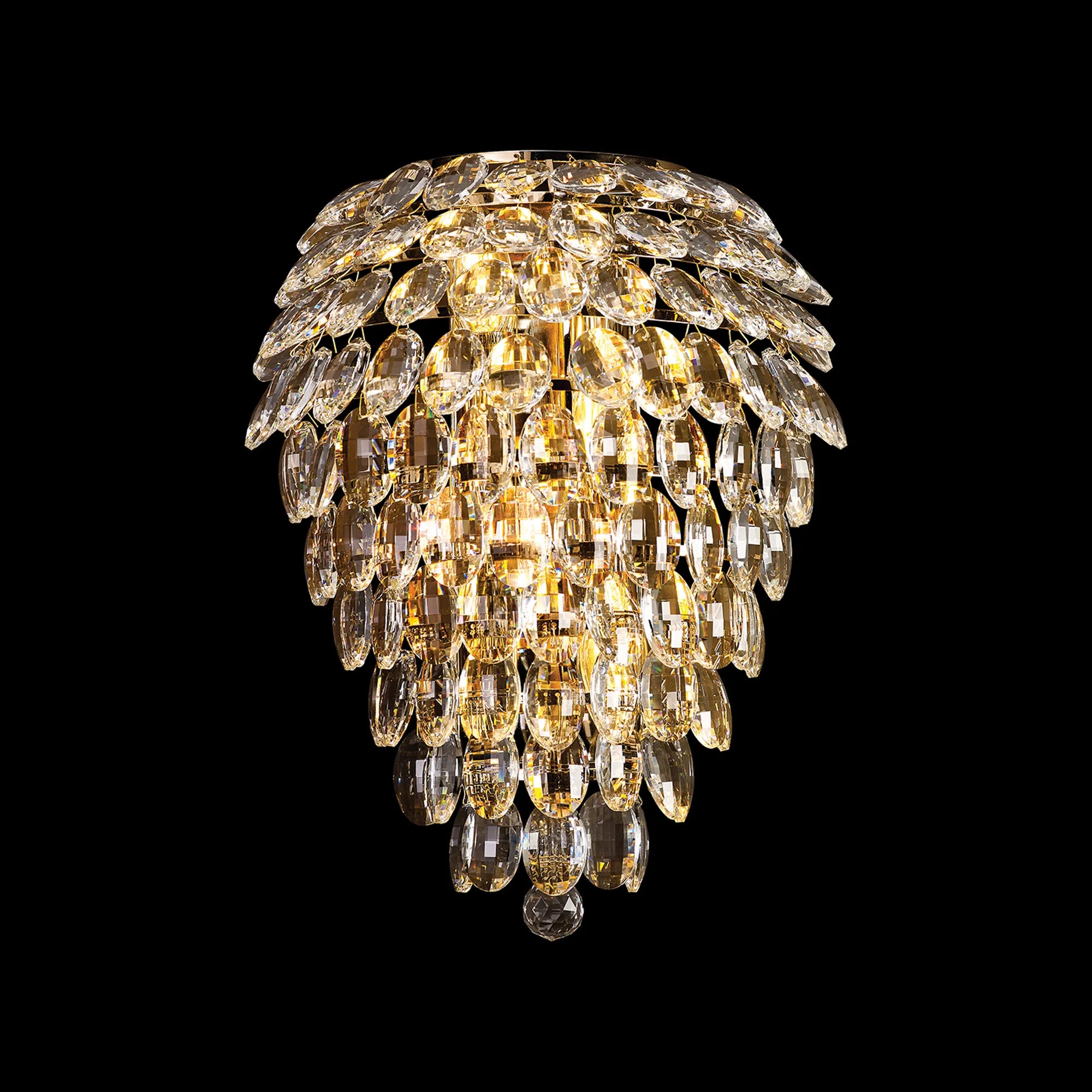 Consten IP Tall Wall Lamp - 6 Light G9 Base, IP44 Waterproof, Modern Sconce for Living Room, Bedroom, or Hallway Lighting