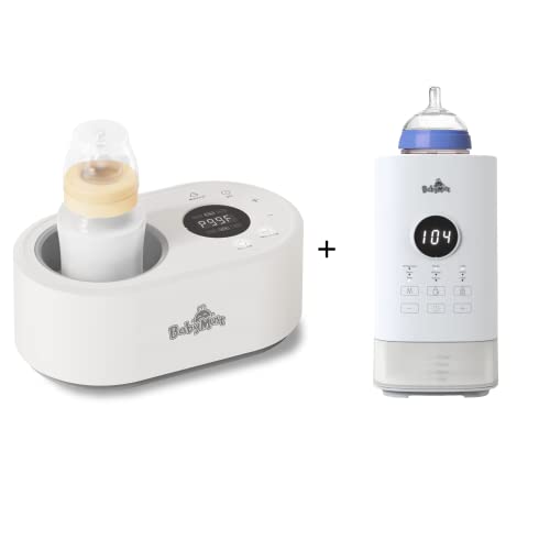 Portable Baby Bottle Warmer - Fast & Water-Free Electric Bottle Heater for Breast Milk & Formula - Perfect for Travel, Home & Nursery Use