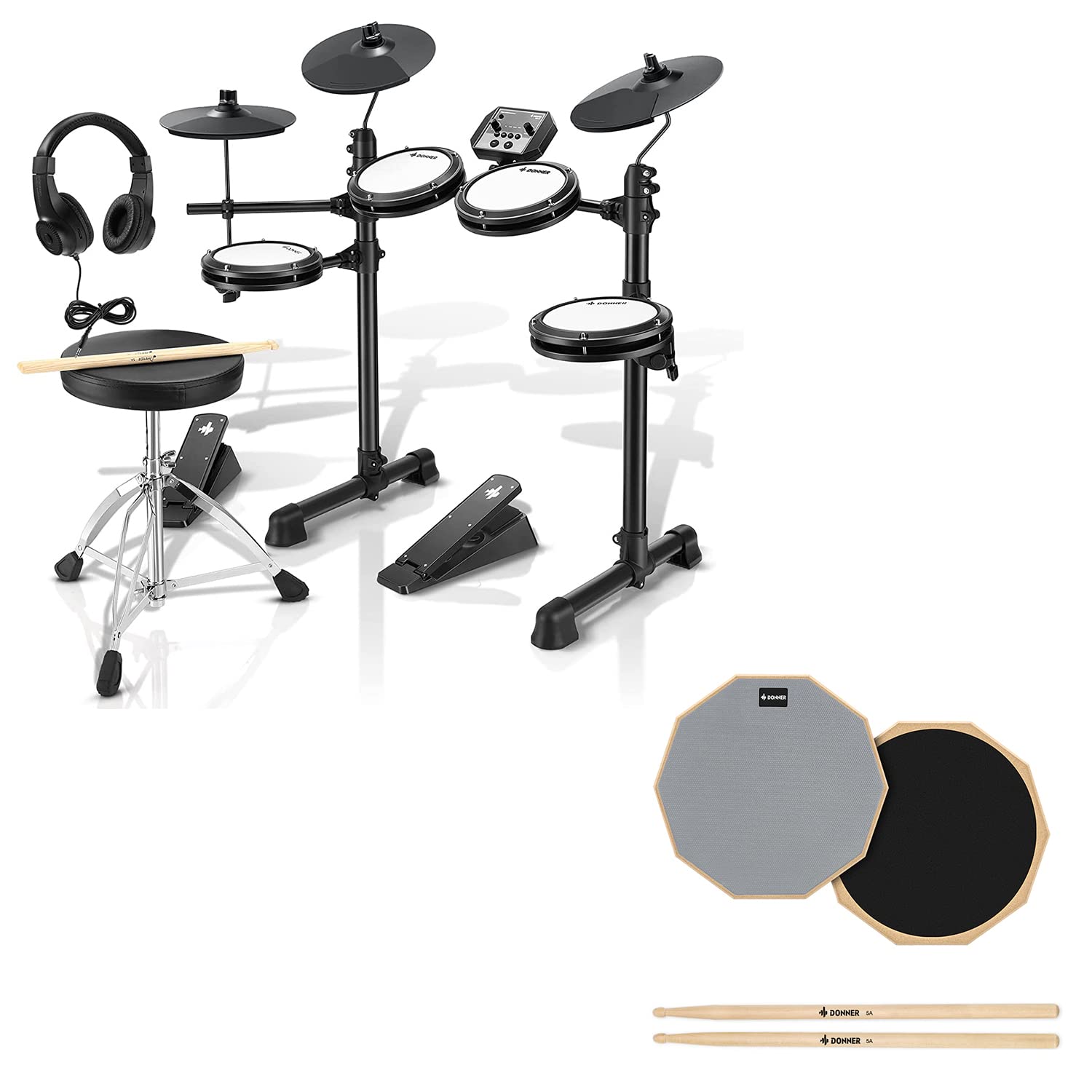 Donner Electric Drum Set with 12