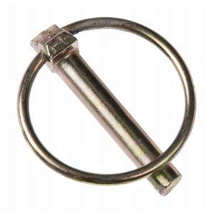 0.25 Inch Lynch Pins - 10 Pack | Heavy Duty Cotter Pins for Tractors, Trailers & Machinery | Secure Hitch, Axle & Agricultural Equipment Fasteners