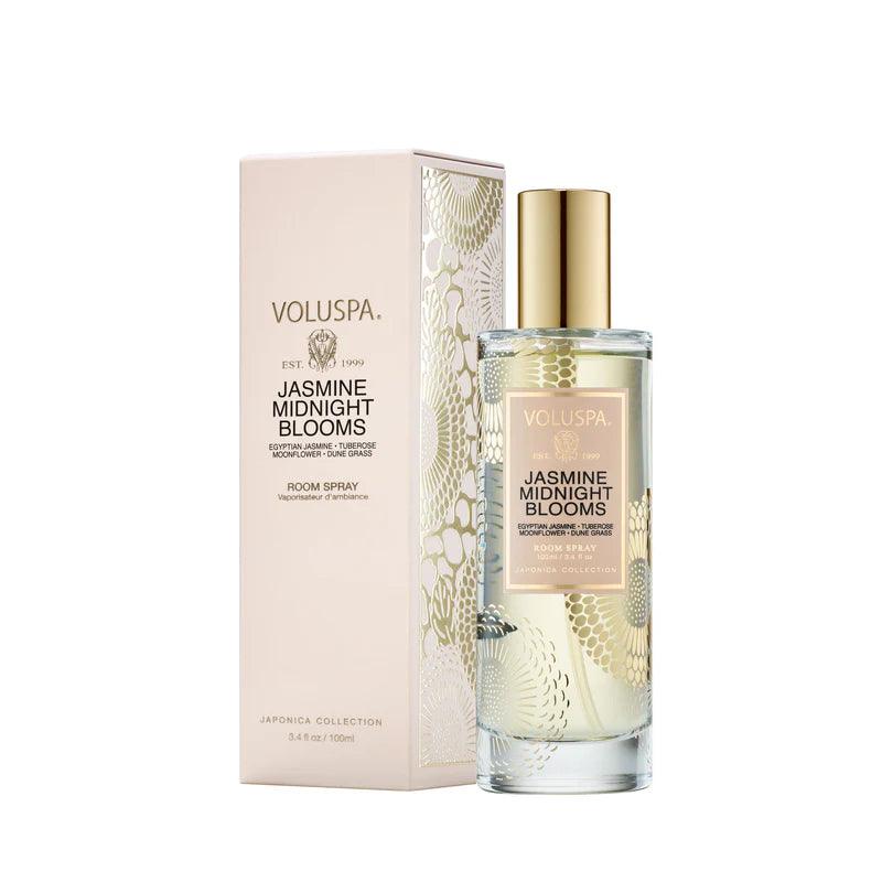 Jasmine Midnight Blooms Room Spray - Natural Aromatherapy for Relaxation & Sleep - Perfect for Bedrooms, Bathrooms & Living Spaces