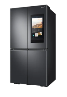 Open Box Samsung RF29A9771SG/AC 29 cu.ft 4-Door Flex Refrigerator with Beverage Center & Family Hub - Black Stainless Steel Smart Fridge for Modern Kitchens & Large Families