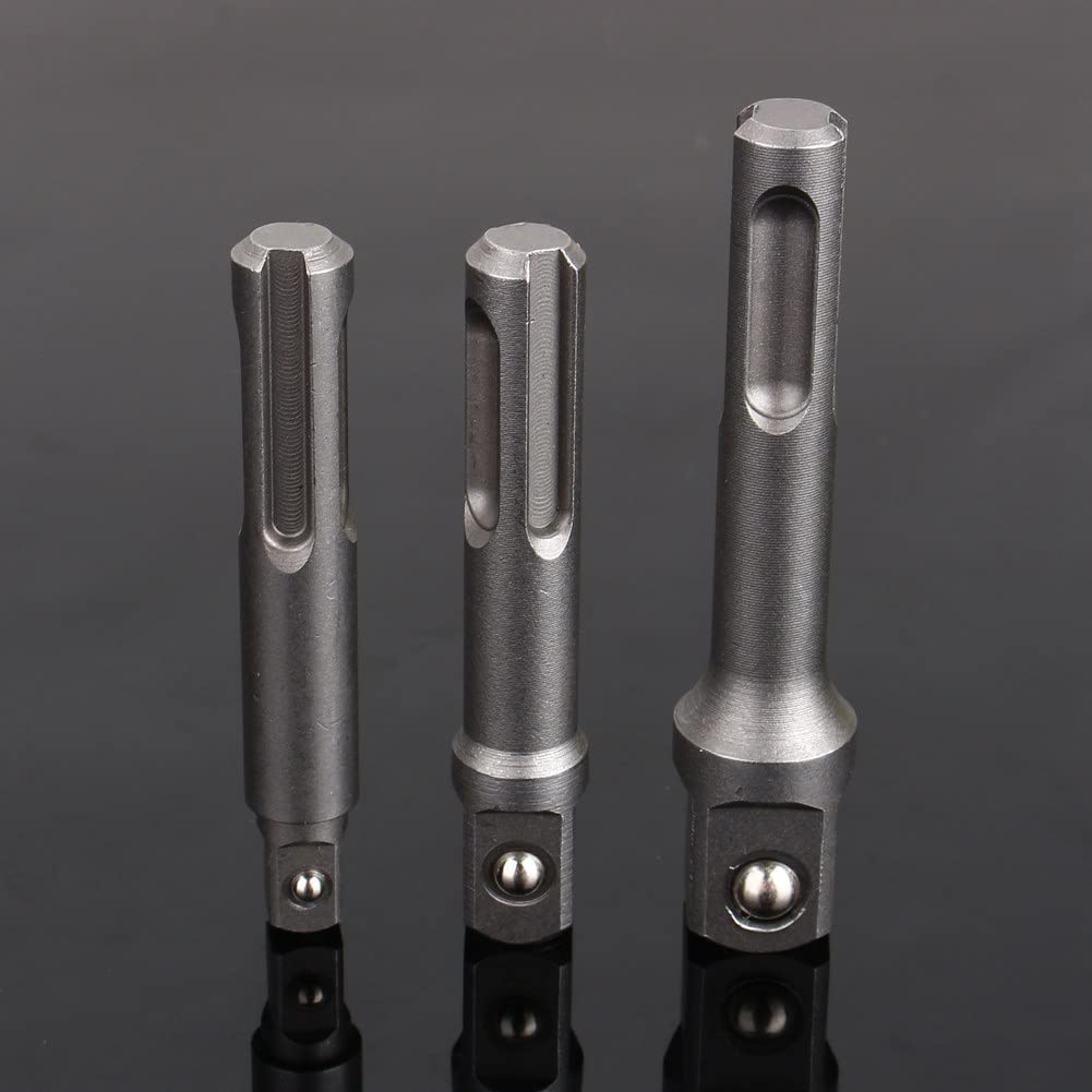 3-Piece Drill Bit Adapter Set - 1/4