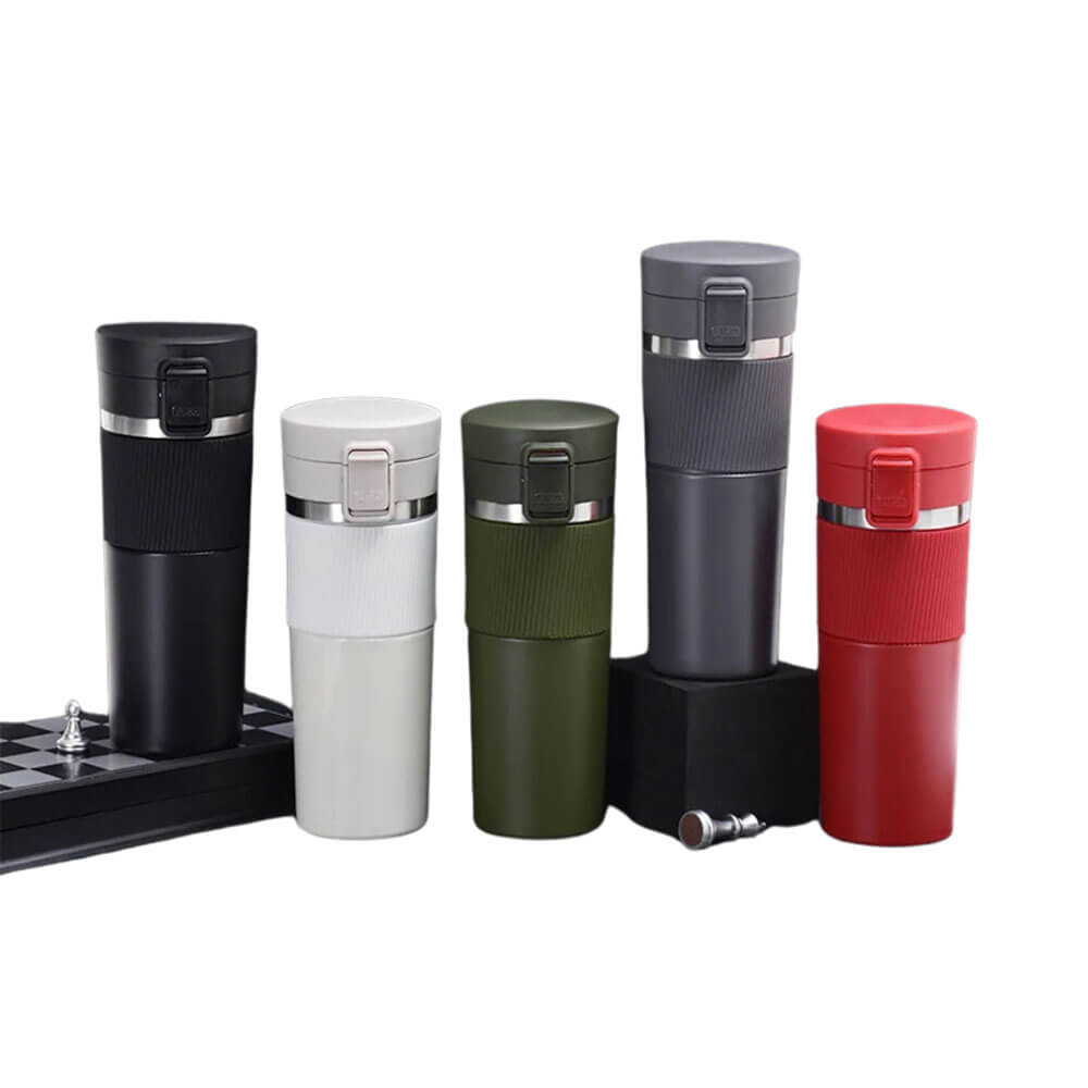 Jaxton 17 Oz Stainless Steel Tumbler - Insulated Travel Mug for Hot & Cold Drinks - Perfect for Coffee, Tea, Water - Office, Gym, Camping, Hiking Accessories