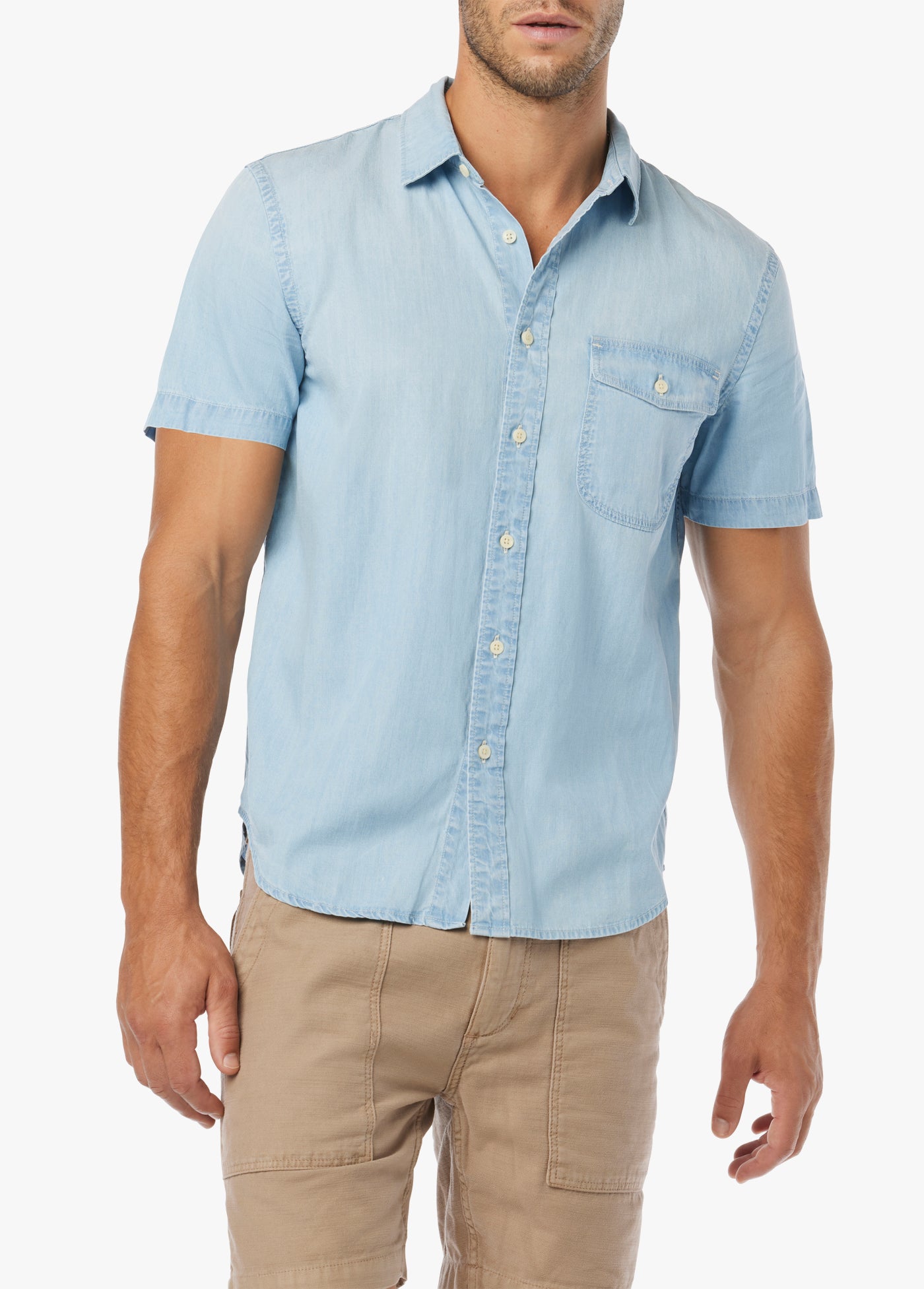 Howard Short Sleeve Shirt for Men - Casual Summer Button Down Shirt - Perfect for Office, Travel & Outdoor Activities