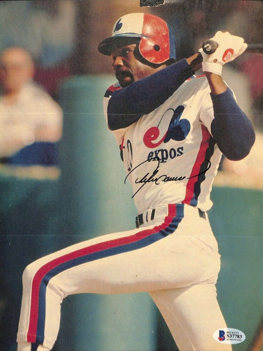 Authentic Andre Dawson Signed Montreal Expos Magazine Page - Certified Memorabilia for Baseball Fans & Collectors - Perfect for Display in Man Caves, Sports Bars, and Collector Showcases