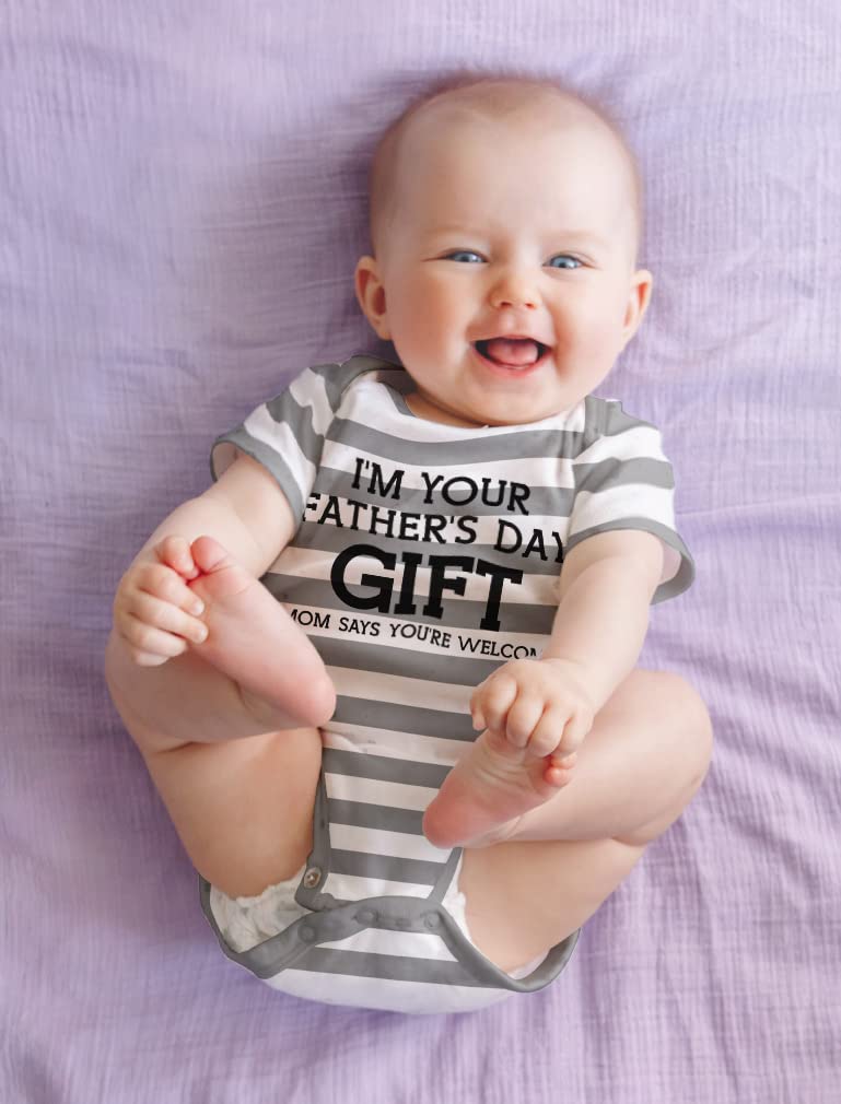 Funny 'I'm Your Father' Baby Bodysuit - Cute Father's Day Gift for New Dads & First-Time Dads | Baby Boy & Girl Outfit | Perfect for Father's Day Photos & New Dad Announcements