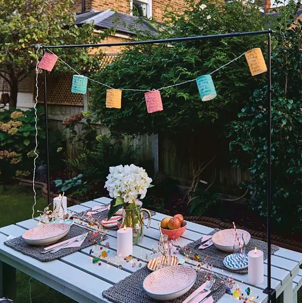 Solar Powered Paper Lantern String Lights - Outdoor Waterproof Hanging Decor for Garden, Patio, Wedding & Party Lighting