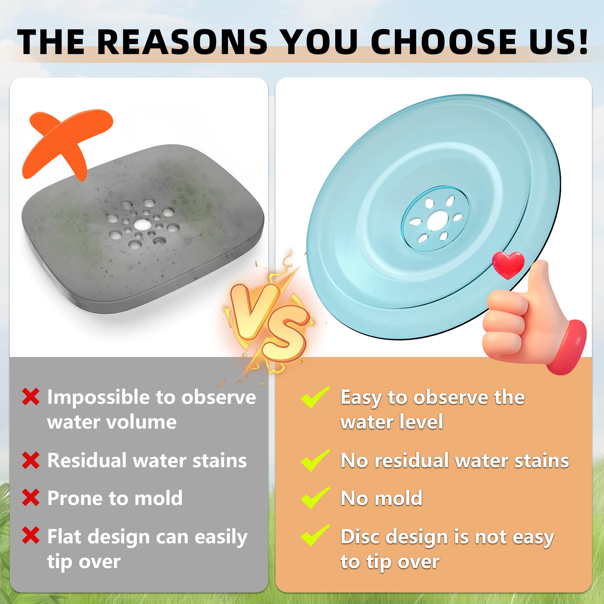 **Decflow 1.2 Gallon (4.5L) No Spill Dog Water Bowl with Floating Disk – Anti-Splash, Slow Drinking Design for Messy Drinkers – Large Capacity Pet Bowl for Home, Travel & Outdoor Use (Clear)**