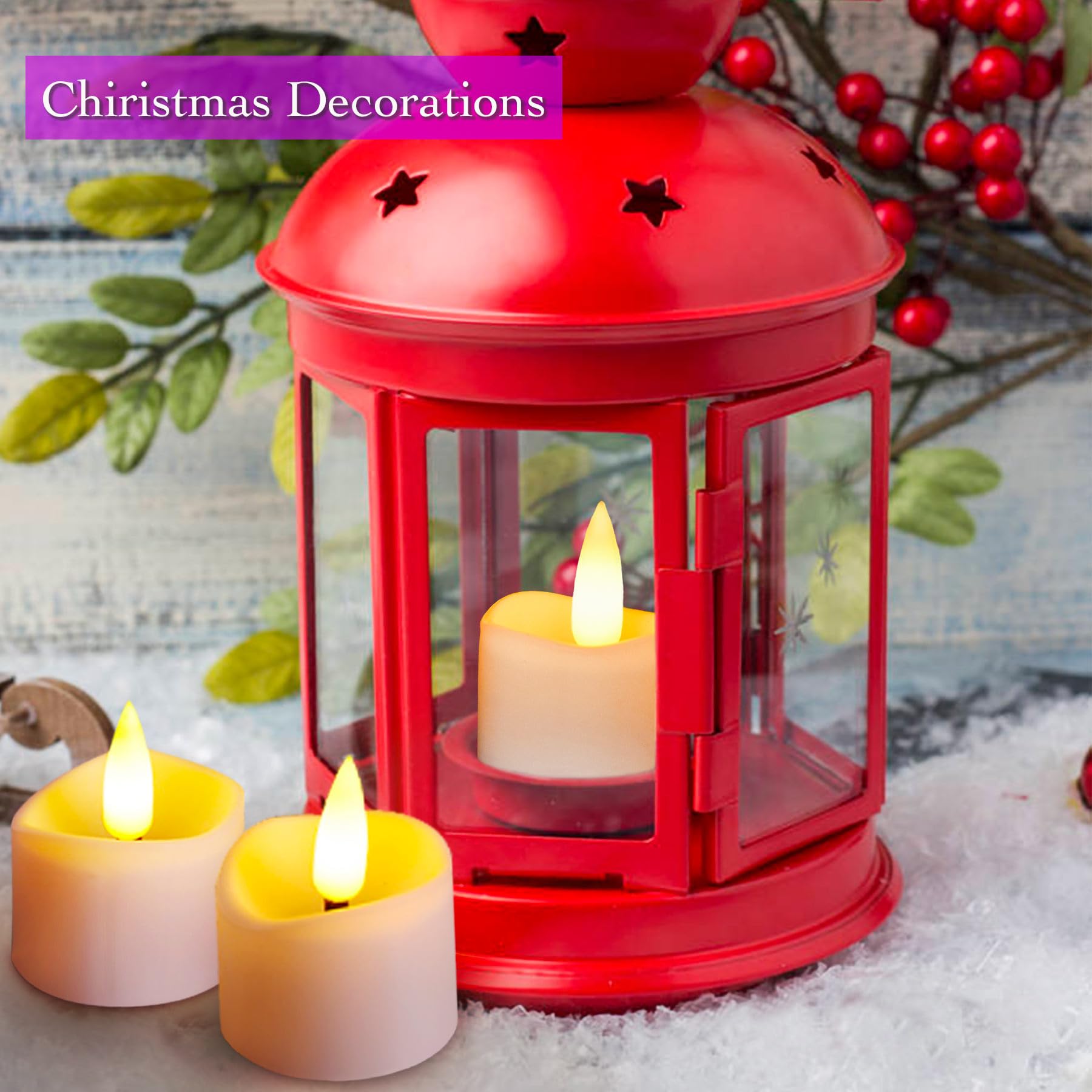 12-Pack LED Timer Tea Lights - Flameless Battery-Operated Flickering Votive Candles for Christmas, Halloween, Wedding & Home Decor - Realistic Fake Candles with Auto Shut-Off for Parties, Centerpieces & Holiday Displays